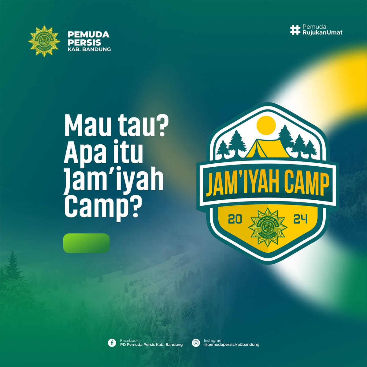 Acara baru itu bernama "Jam'iyyah Camp".